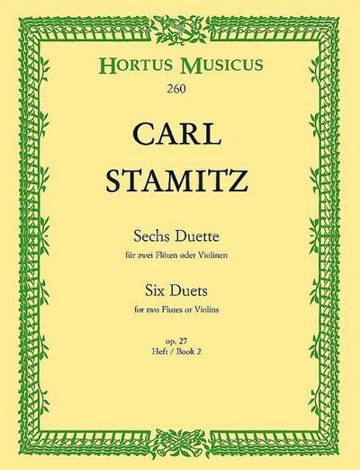 Sechs Duette op. 27, 2 Flöten oder Violinen. Heft.2