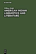 American Indian Linguistics and Literature