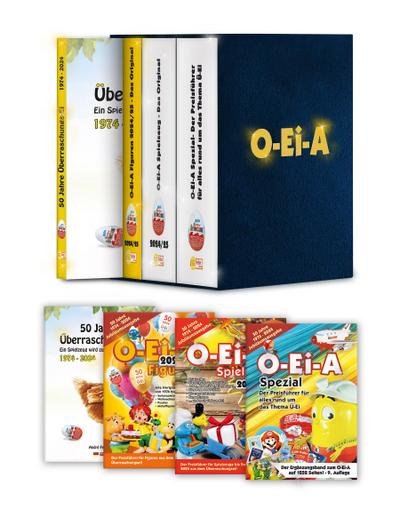 Das O-Ei-A 3er Bundle 2024/25 - Die Jubiläumsausgabe! - O-Ei-A Figuren, O-Ei-A Spielzeug und O-Ei-A Spezial sowie das Buch ¿50 Jahre Überraschungs-Ei¿