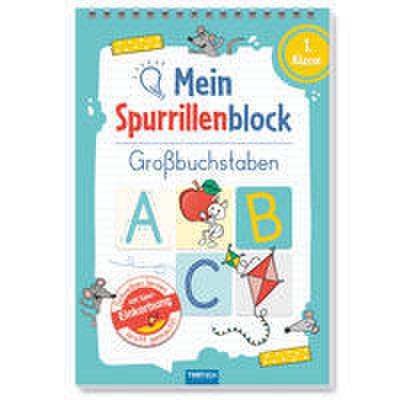 Mein Spurrillenblock: Großbuchstaben (1. Klasse)
