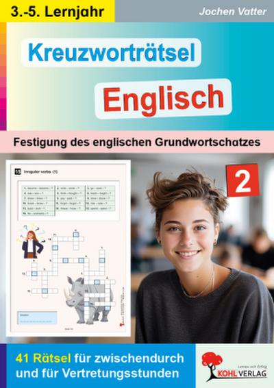 Kreuzworträtsel Englisch - 3.-5. Lernjahr