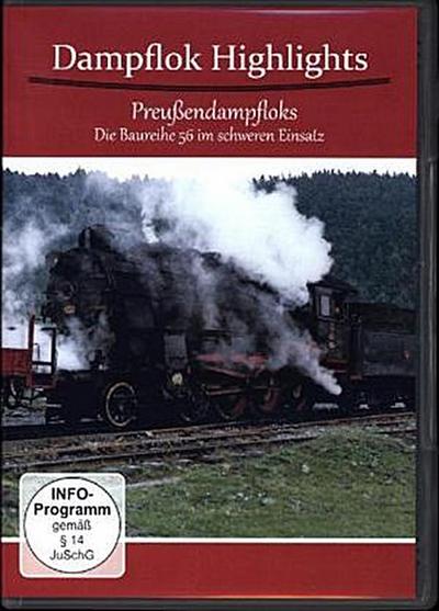 Preußen Dampfloks G 8.2 von Borsig (Baureihe 56) im schweren Einsatz, 1 DVD