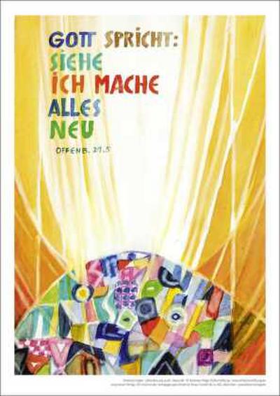 Jahreslosung Andreas Felger 2026, Kunstdruck A4