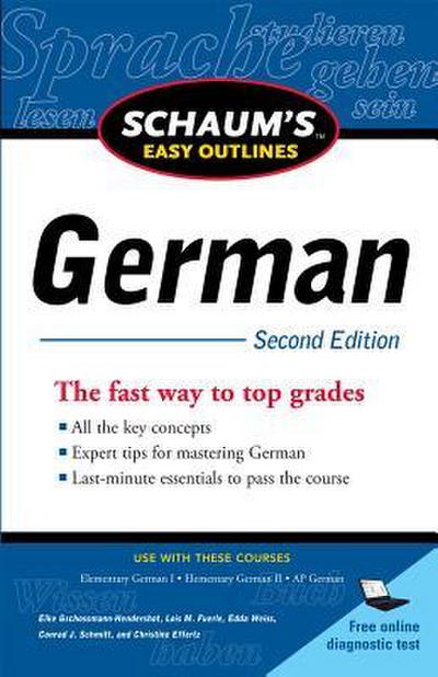 Schaum’s Easy Outline of German, Second Edition