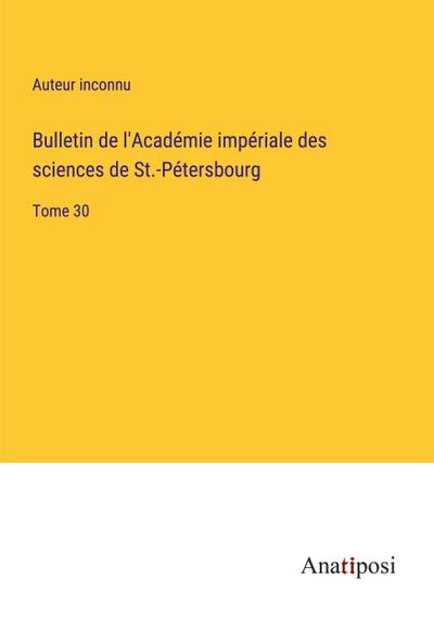 Bulletin de l’Académie impériale des sciences de St.-Pétersbourg