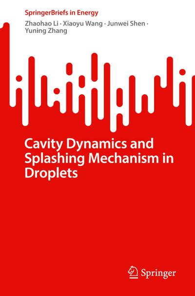 Cavity Dynamics and Splashing Mechanism in Droplets