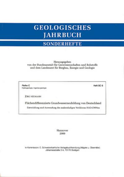 Flächendifferenzierte Grundwasserneubildung von Deutschland