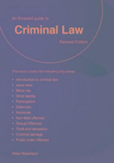 A Guide To Criminal Law