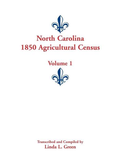North Carolina 1850 Agricultural Census