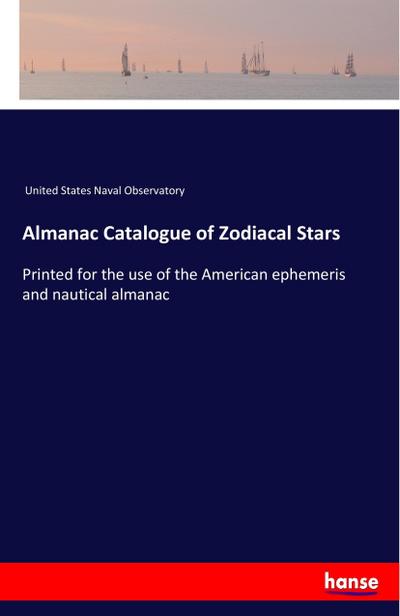 Almanac Catalogue of Zodiacal Stars