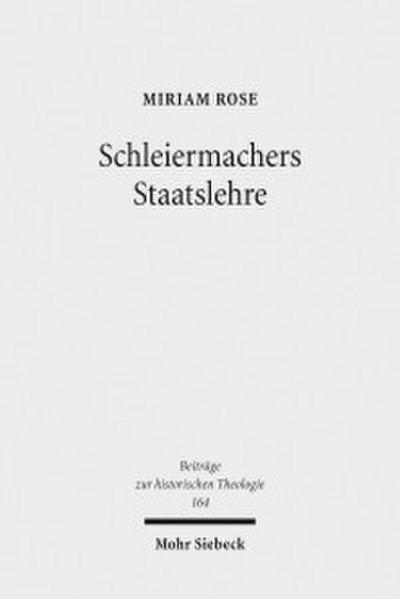 Schleiermachers Staatslehre