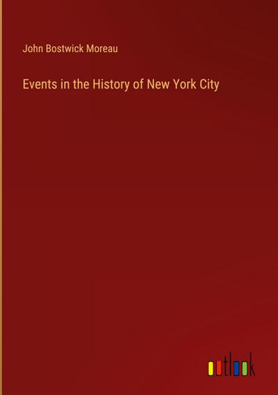 Events in the History of New York City