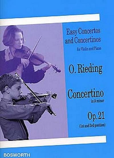 Oscar Rieding: Concertino in a Minor, Opus 21