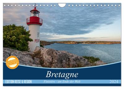 Bretagne: Finistère - am Ende der Welt (Wandkalender 2024 DIN A4 quer), CALVENDO Monatskalender