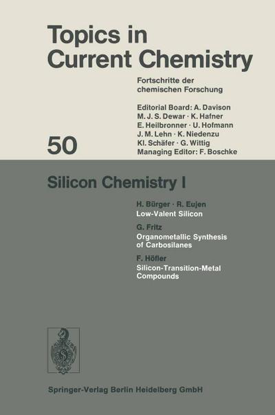 Silicon Chemistry I