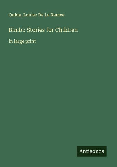 Bimbi: Stories for Children