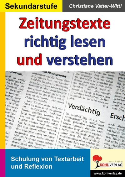 Zeitungstexte richtig lesen und verstehen