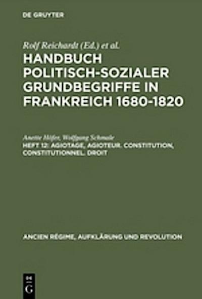 Agiotage, agioteur. Constitution, constitutionnel. Droit