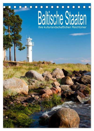 Baltische Staaten - Ihre kulturlandschaftlichen Reichtümer (Tischkalender 2026 DIN A5 hoch), CALVENDO Monatskalender