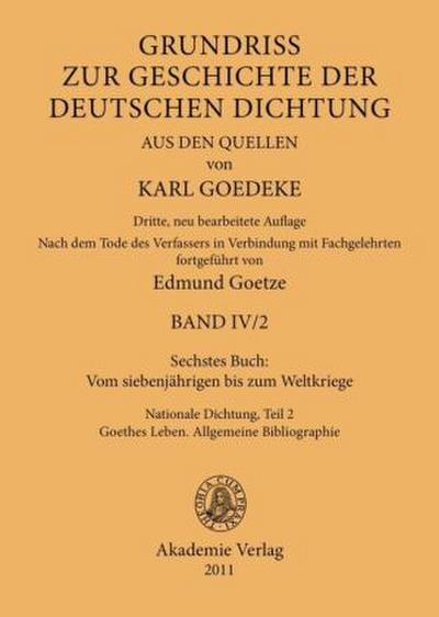 Sechstes Buch: Vom siebenjährigen bis zum Weltkriege