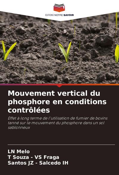 Mouvement vertical du phosphore en conditions contrôlées