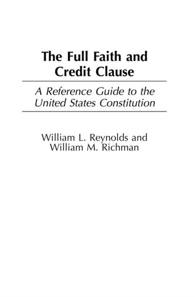 Full Faith and Credit Clause