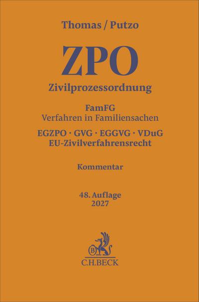 Zivilprozessordnung. ZPO