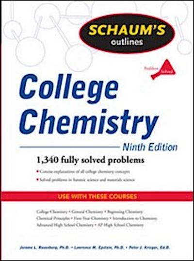 Schaum’s Outline of College Chemistry, Ninth Edition