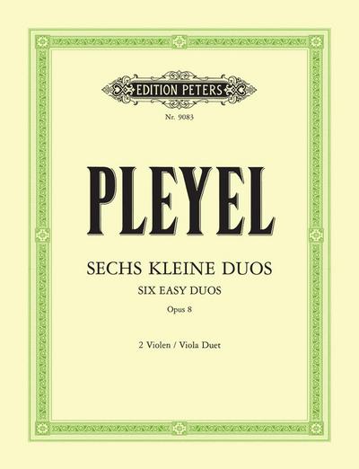 6 kleine Duos op.8für 2 Violen