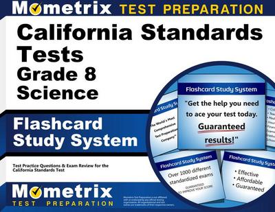 California Standards Tests Grade 8 Science Flashcard Study System