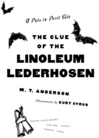 Clue of the Linoleum Lederhosen