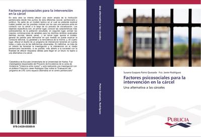 Factores psicosociales para la intervención en la cárcel
