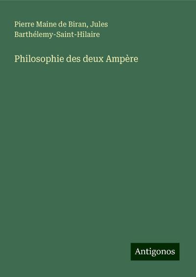 Philosophie des deux Ampère