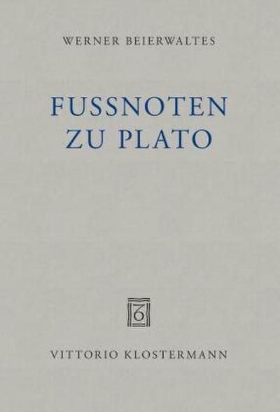 Fußnoten zu Plato
