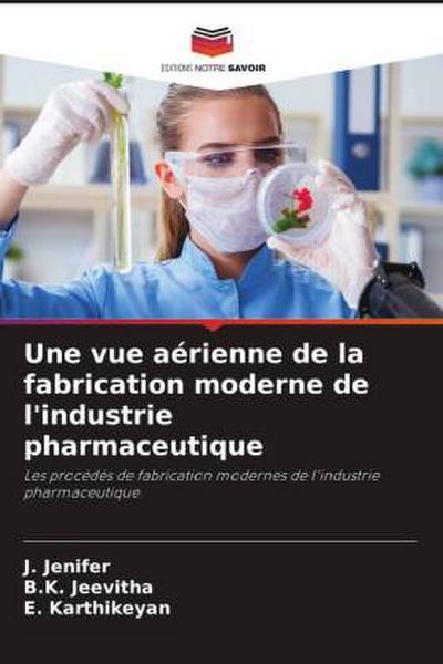 Une vue aérienne de la fabrication moderne de l’industrie pharmaceutique