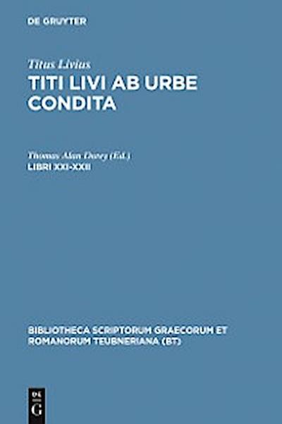 Libri XXI-XXII