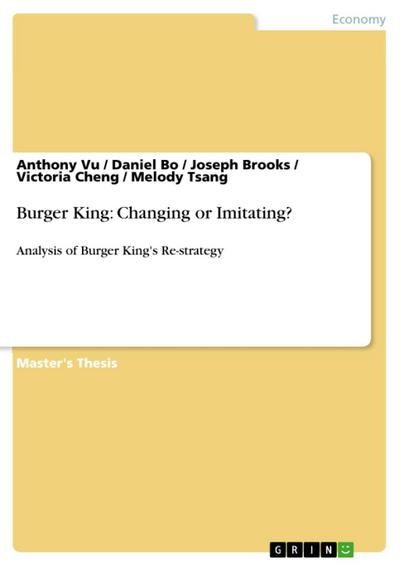 Burger King: Changing or Imitating?