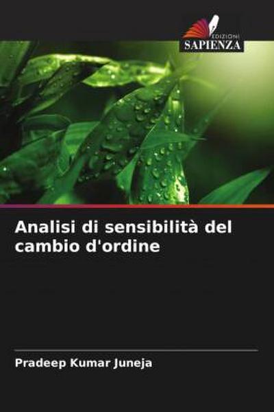 Analisi di sensibilità del cambio d’ordine