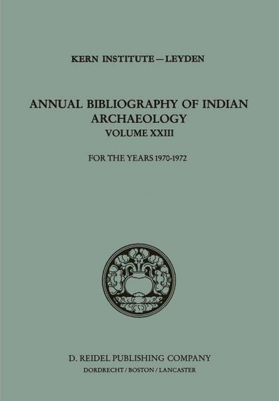 Annual Bibliography of Indian Archaeology