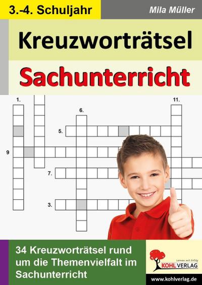 Kreuzworträtsel Sachuntericht, 3.-4.Schuljahr