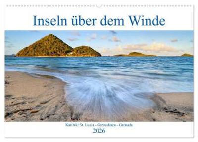 Inseln über dem Winde (Wandkalender 2026 DIN A2 quer), CALVENDO Monatskalender