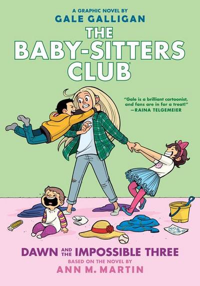 Dawn and the Impossible Three: A Graphic Novel (the Baby-Sitters Club #5)