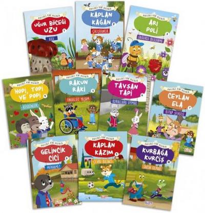 Ayetlerle Dini Degerler Set 10 Kitap