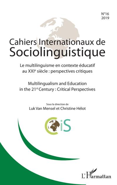 Cahiers internationaux de Sociolinguistinque n(deg)16