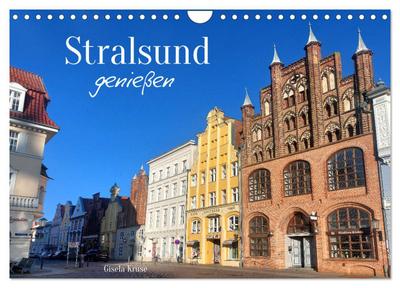 Stralsund genießen (Wandkalender 2026 DIN A4 quer), CALVENDO Monatskalender