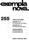 Sonate Nr.2 (Violoncello und Klavier)und Improvisation (Violoncello solo)