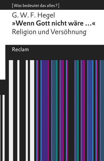 ’Wenn Gott nicht wäre ...’. Religion und Versöhnung