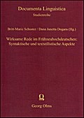 Wirksame Rede im Frühneuhochdeutschen: Syntaktische und textstilistische Aspekte