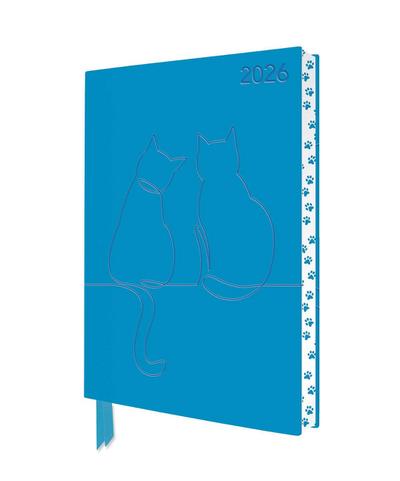 Zwei glückliche Katzen - Tischkalender 2026