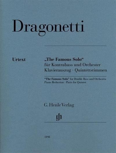 Domenico Dragonetti - "The Famous Solo" für Kontrabass und Orchester